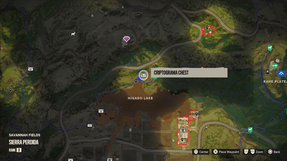 Расположение сундуков с криптограммой Far Cry 6 в Саванна-Филдс