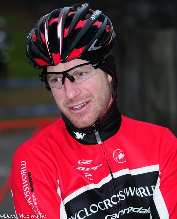 Shawn Milne (Cyclocrossworld.com) on the front row.