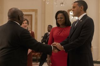 Viola Davis and O.T. Fagbenle as Michelle and Barack Obama in The First Lady.