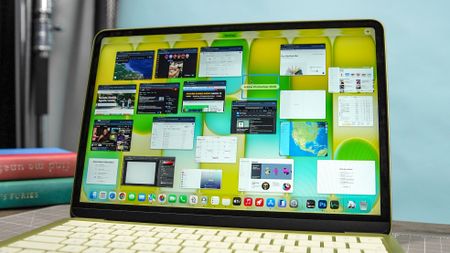 MacBook Neo with many open Chrome tabs