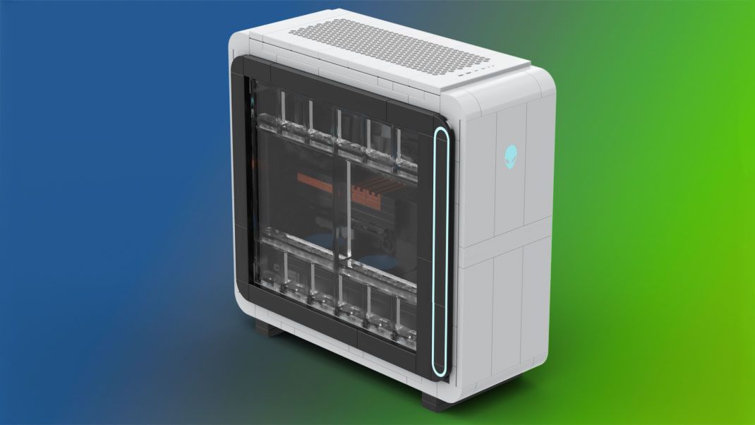 Alienware releases a PC Lego set — Area-51 kit has 318 bricks, builds NUC NUC-sized PC