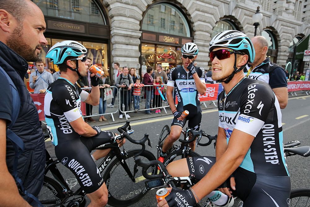 Etixx-Quick Step riders after the final stage