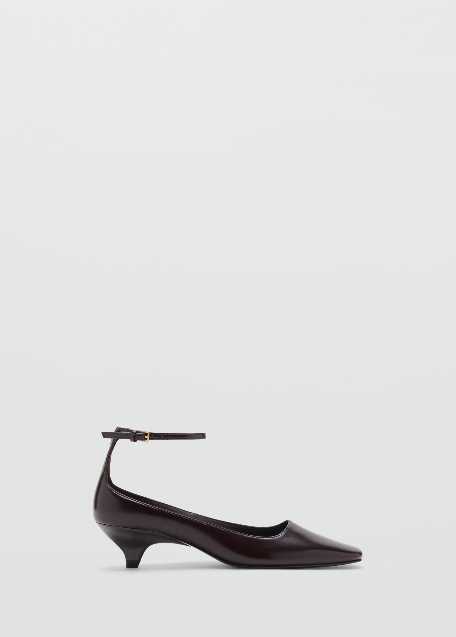 Kitten-Heeled Shoes With Ankle Strap - Women | Mango United Kingdom
