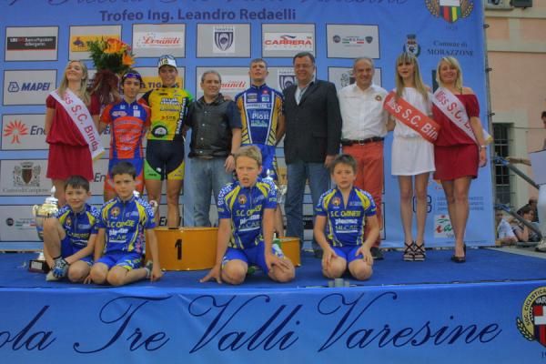 Podium (L-R): Stefano Roncalli, Nicola Toffali and Matteo Marola.