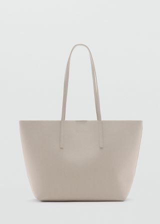 Pebbled Effect Shopper Bag