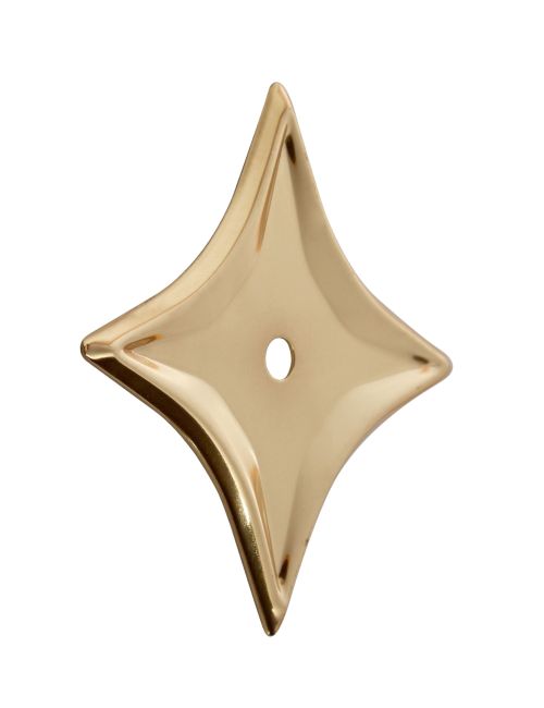 Aged Brass Star Backplate