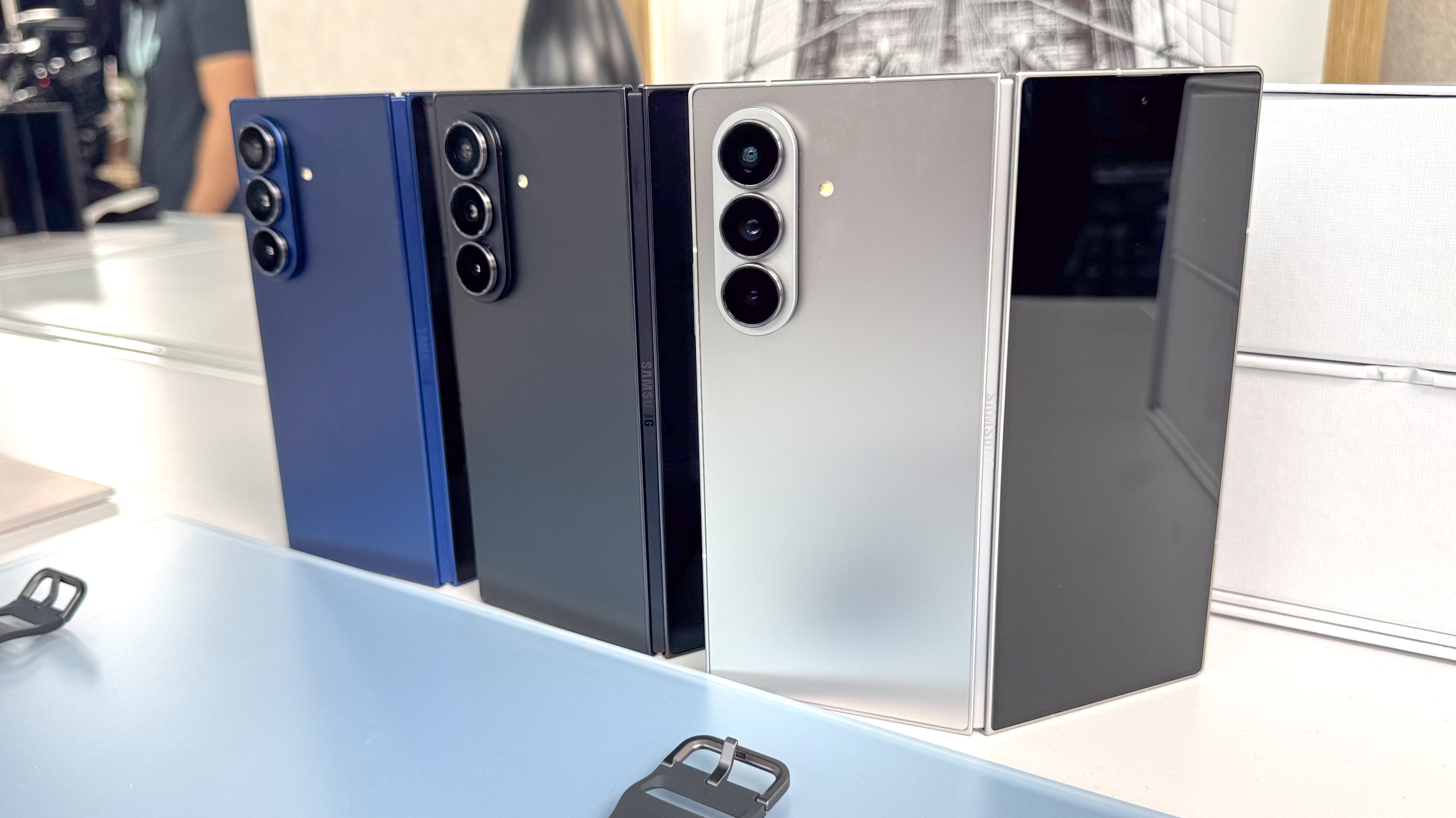 Galaxy Z Fold 7 shown during Samsung hands on event