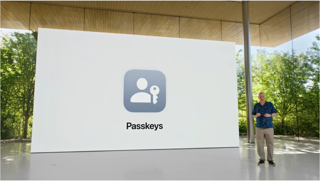 Apple passkeys