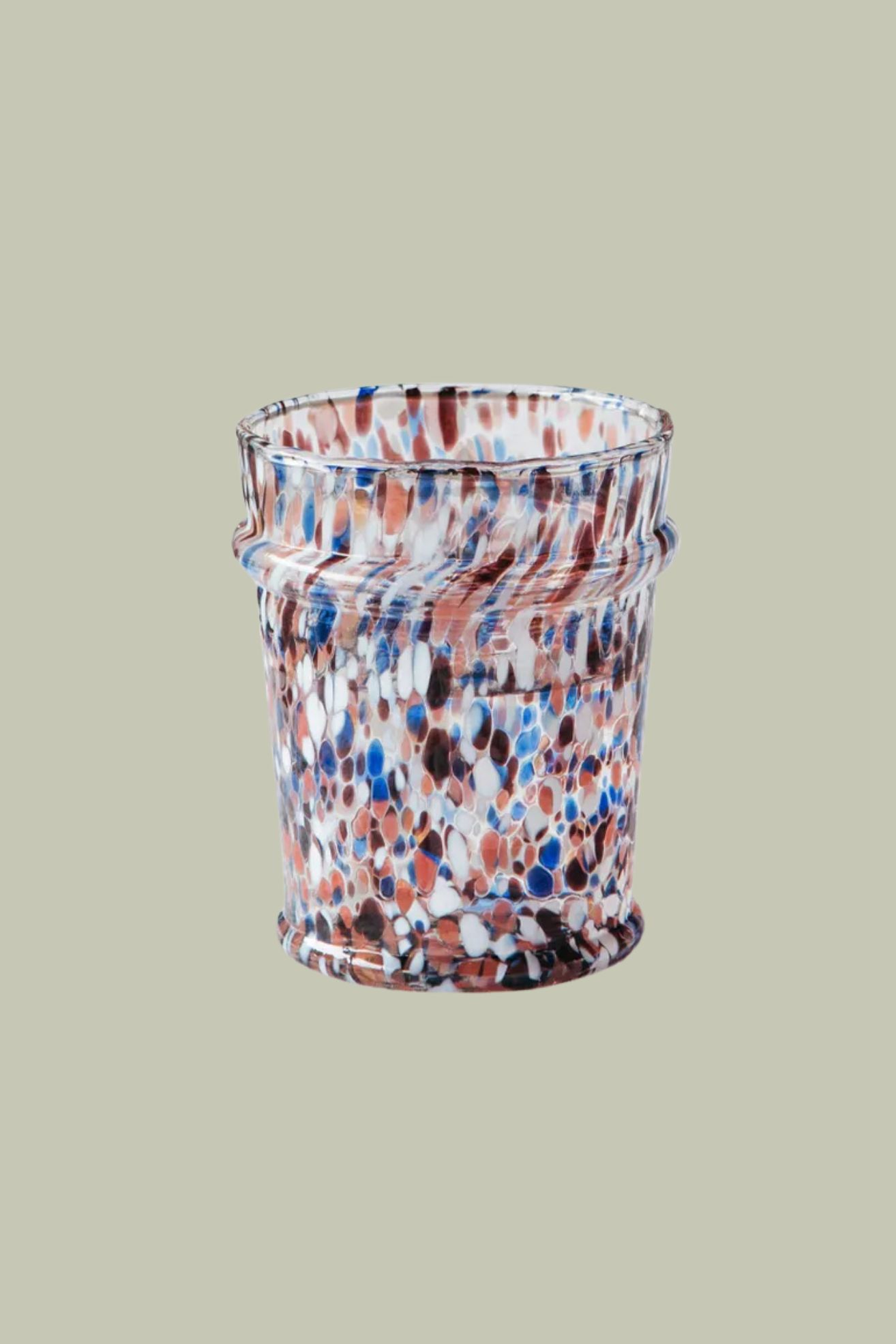 Graham & Green, Orange Speckled Glass