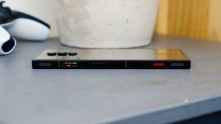 The Nubia Red Magic 8S Pro from the side