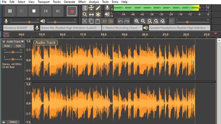 best audacity settings for voice over