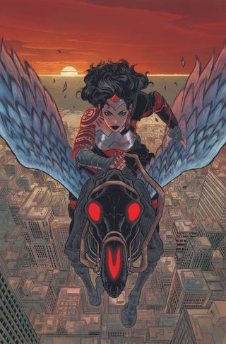 Hayden Sherman's main cover art for Absolute Wonder Woman #1.