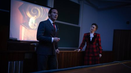 Patrick Wilson as 'Ed' and Vera Farmiga as 'Lorraine' in The Conjuring: Last Rites