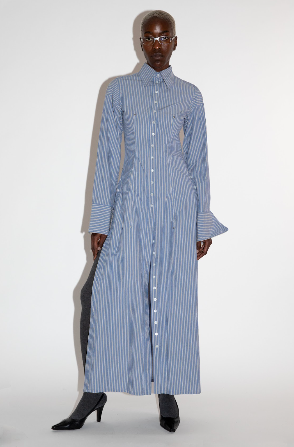 Button Down Dress - 0