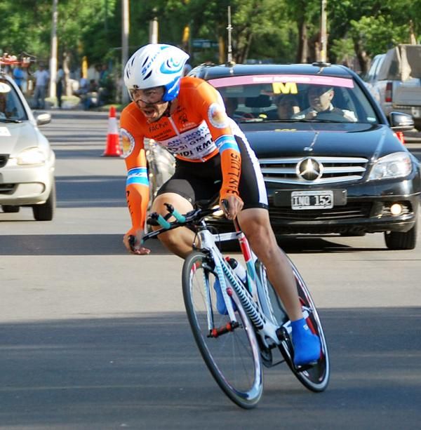 Overnight race leader Jose Serpa (Androni - Giocattoli) finished 9th in the time trial and dropped to second on GC.