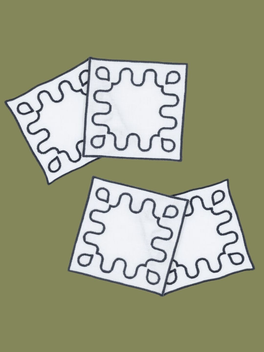 Frette, Modernism Outline Coaster Set