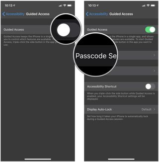 How to use Guided Access on iPhone and iPad by showing steps Turn Guided Access Toggle ON, then tap Passcode Settings