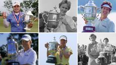 Six multiple winners of the US Women's Open with the trophy