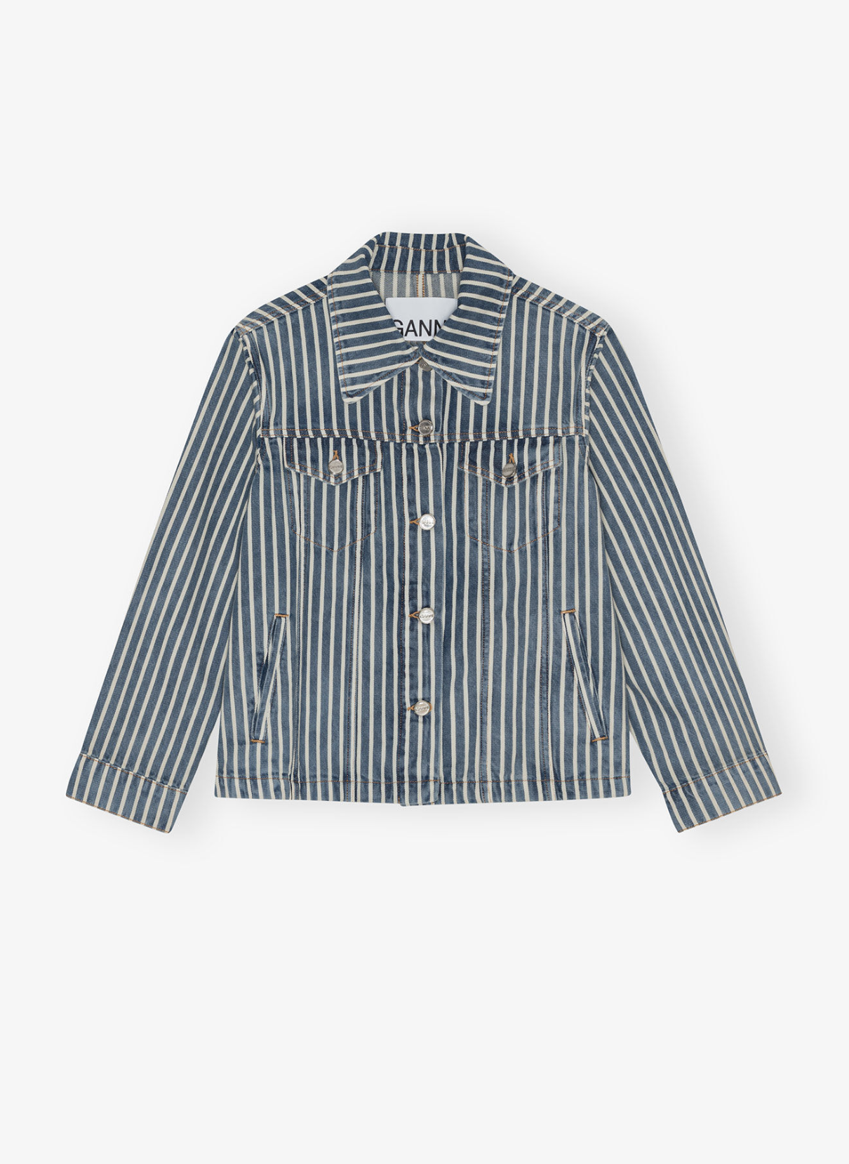 Striped Denim Jacket