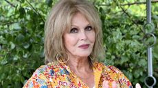 Cropped photo of joanna lumley at the chelsea flower show 2025