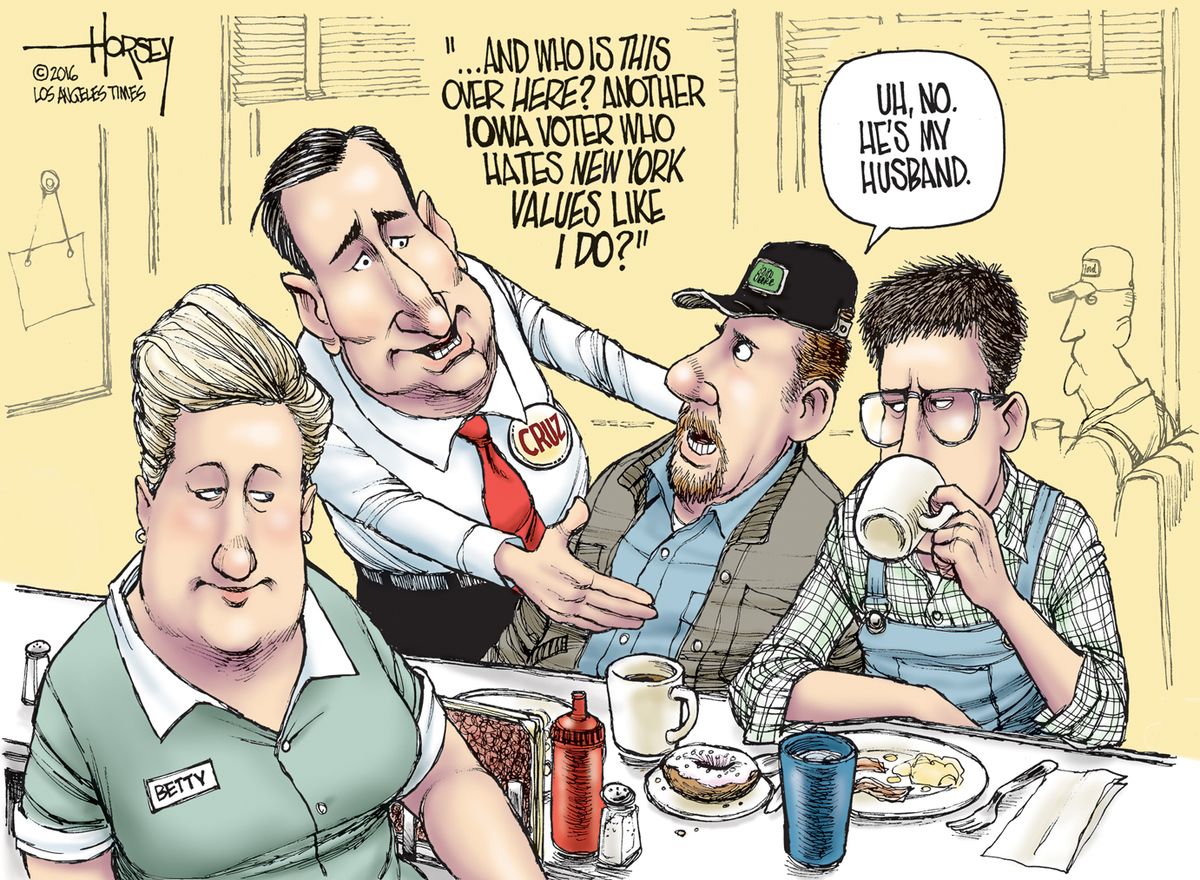 Political Cartoon U.S. Cruz Iowa | The Week