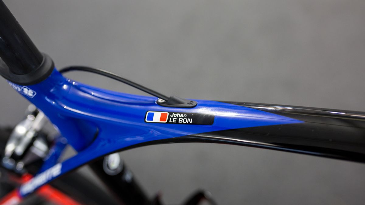 Johan Le Bon's name on the toptube