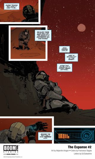 Jump into "The Expanse" with this sneak peak at issue 2 of the new comic miniseries from Boom! Studios.