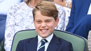 Prince George attends The Wimbledon Men's Singles Final