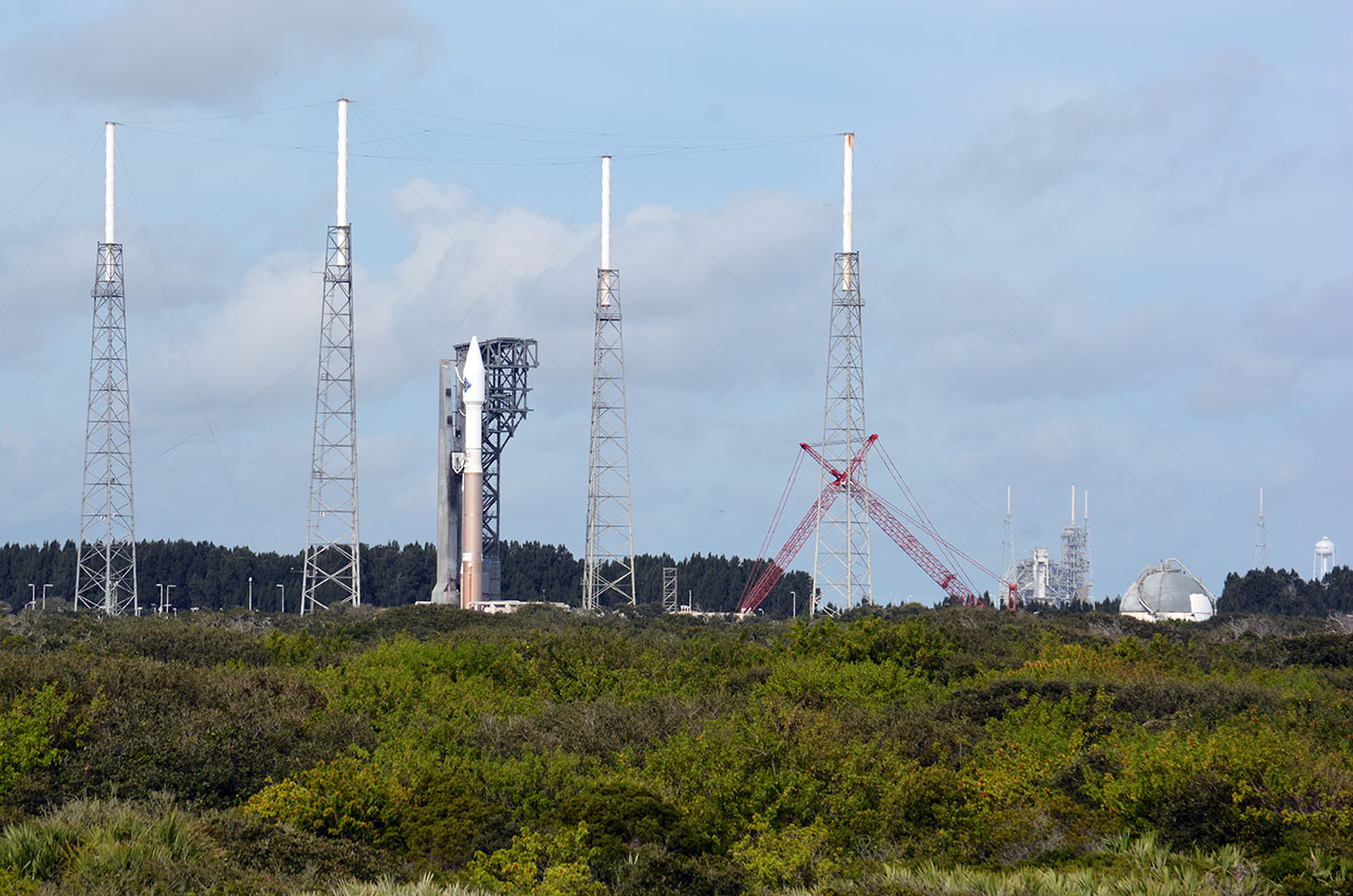 SpaceX launch pads