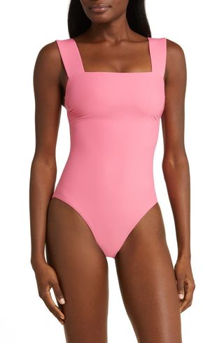 Gwen Square Neck One-Piece Swimsuit