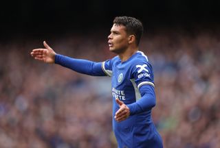 Chelsea defender Thiago Silva.