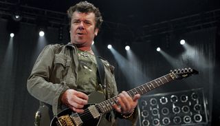 Tim Farriss performs with INXS at the Mandalay Bay Events Center in Las Vegas, Nevada on January 28, 2006 