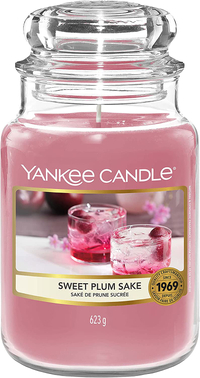 6. Yankee Candle Scented Candle | Sweet Plum Sake Large Jar Candle | Sakura Blossom Festival Collection | Burn Time: Up to 150 Hours - (was £27.99) £16.99