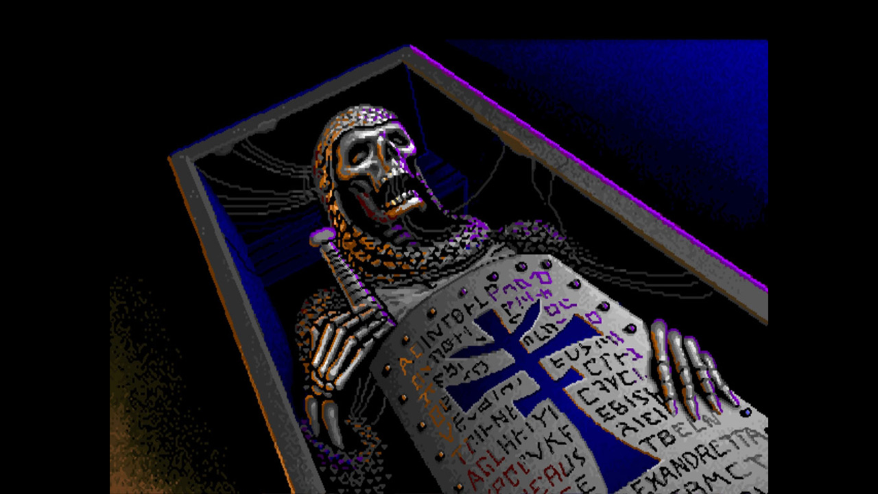 The crusader skeleton in Indiana Jones and the Last Crusade: The Graphic Adventure Game on PC