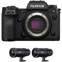 Fujifilm X-H2S with Fujinon 18-55mm &amp; 50-135mm|was $10,799|now $8,799
Save $2,000 US DEAL (mail-in rebate)