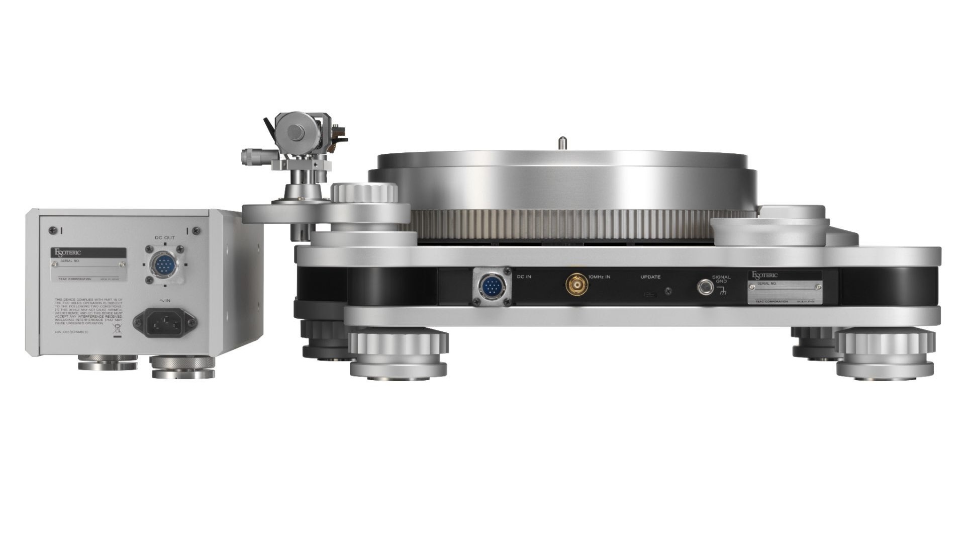 Esoteric T-01 side view, white background