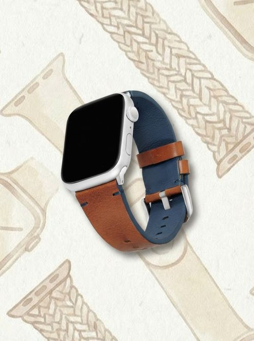 Cut-Edge Oiled Leather Band for Apple Watch (42mm, 44mm, 46mm, 49mm)