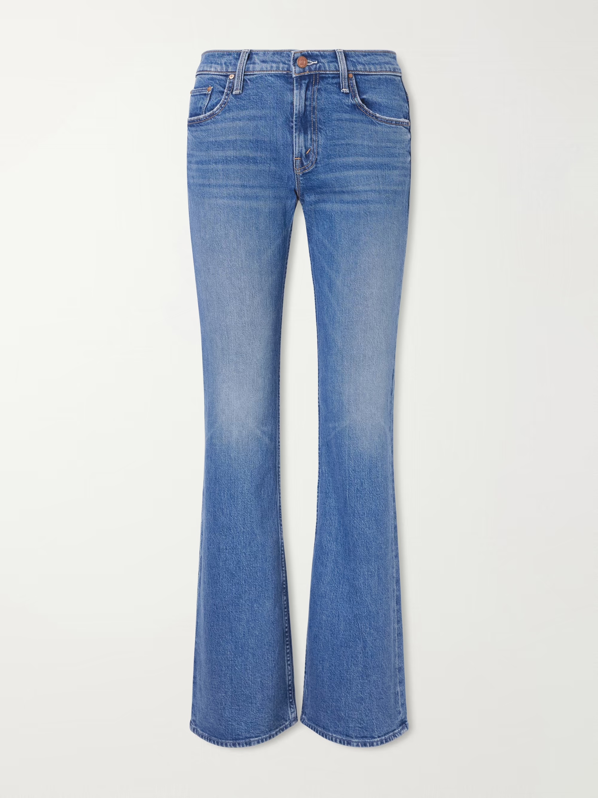Mother, The Jinx Heel Low-Rise Flared Jeans