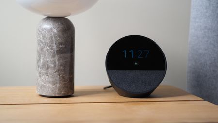 an amazon echo spot device