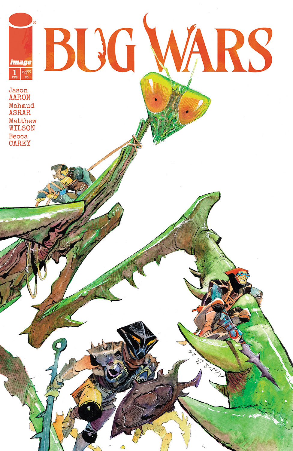 El nuevo cómic de fantasía oscura del escritor de Absolute Superman, Jason Aaron, Bug Wars, es "Cariño, encogí a los niños y se encuentra con Juego de Tronos".