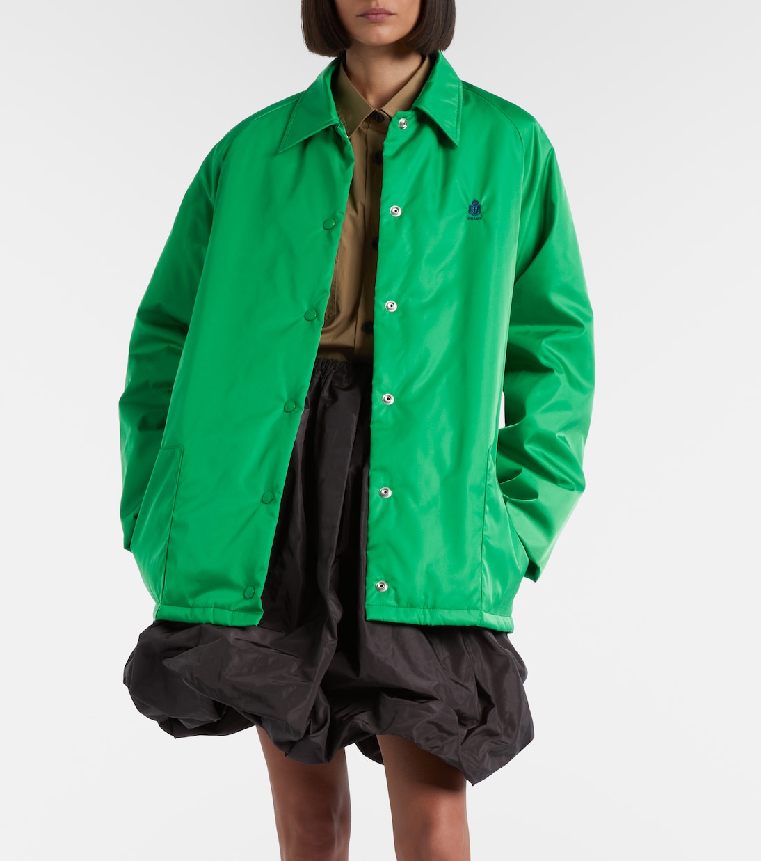 Re-Nylon Oversized Blouson Jacket