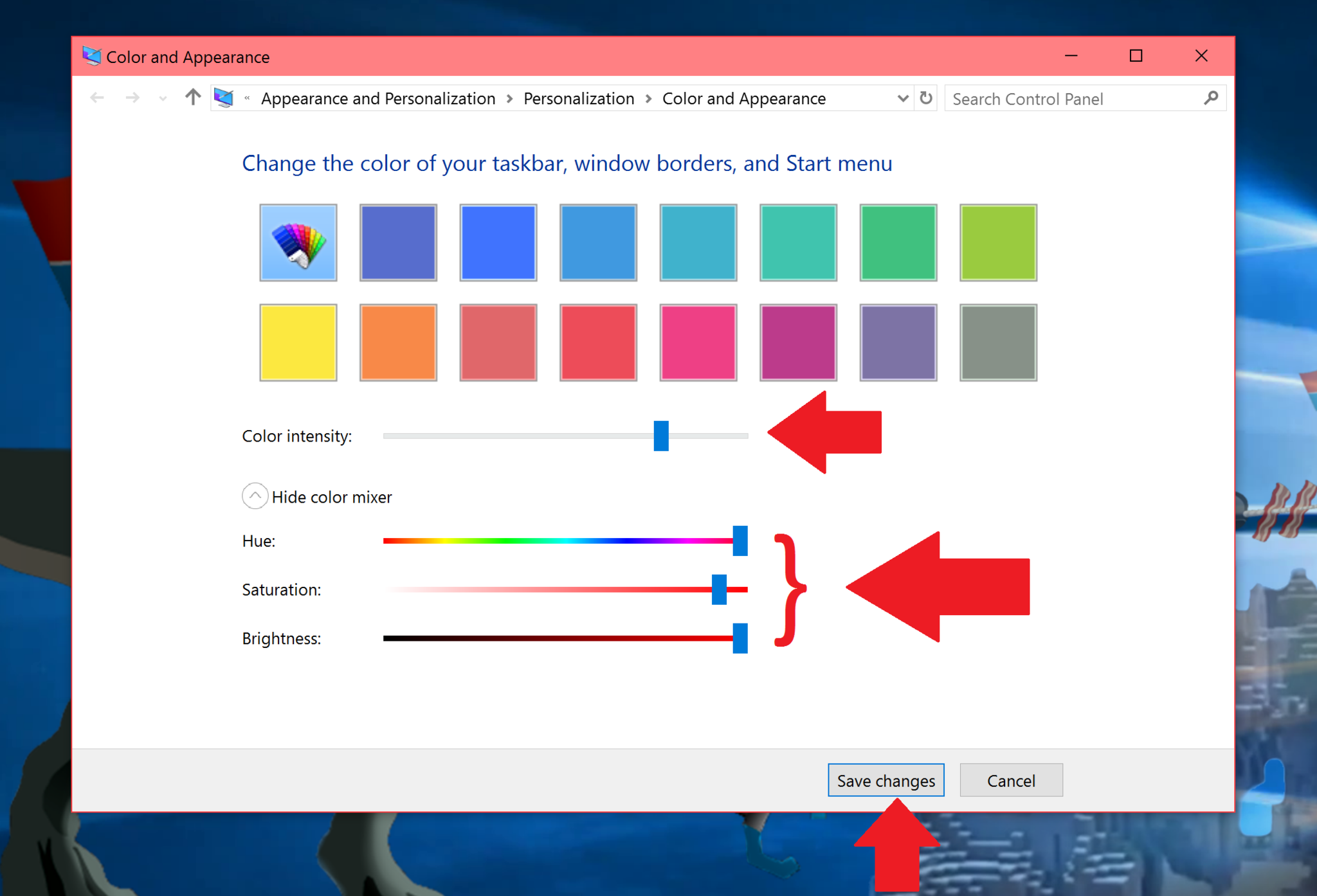 Как повысить насыщенность цветов на Windows 10