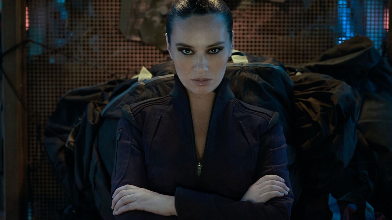 Cara Gee as Camina Drummer in Season 5 of "The Expanse" on Amazon Prime Video.