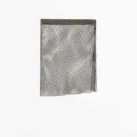 ZARA Rhinestone Mesh Mini Skirt&nbsp;