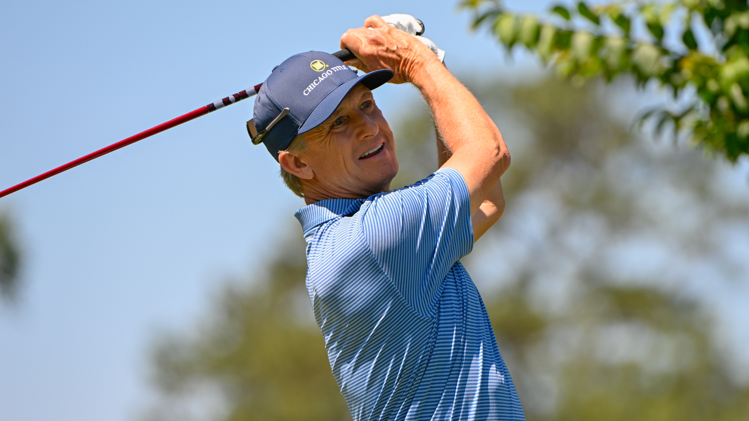 David Toms takes a shot at the Insperity Invitational