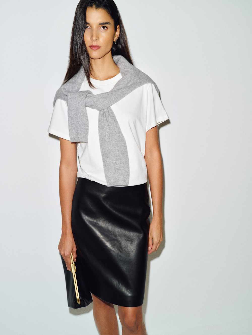 Veda Elle Leather Skirt