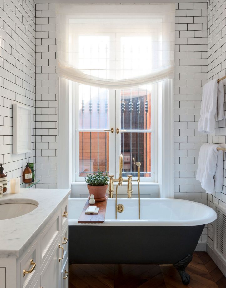 bathroom metro tile ideas