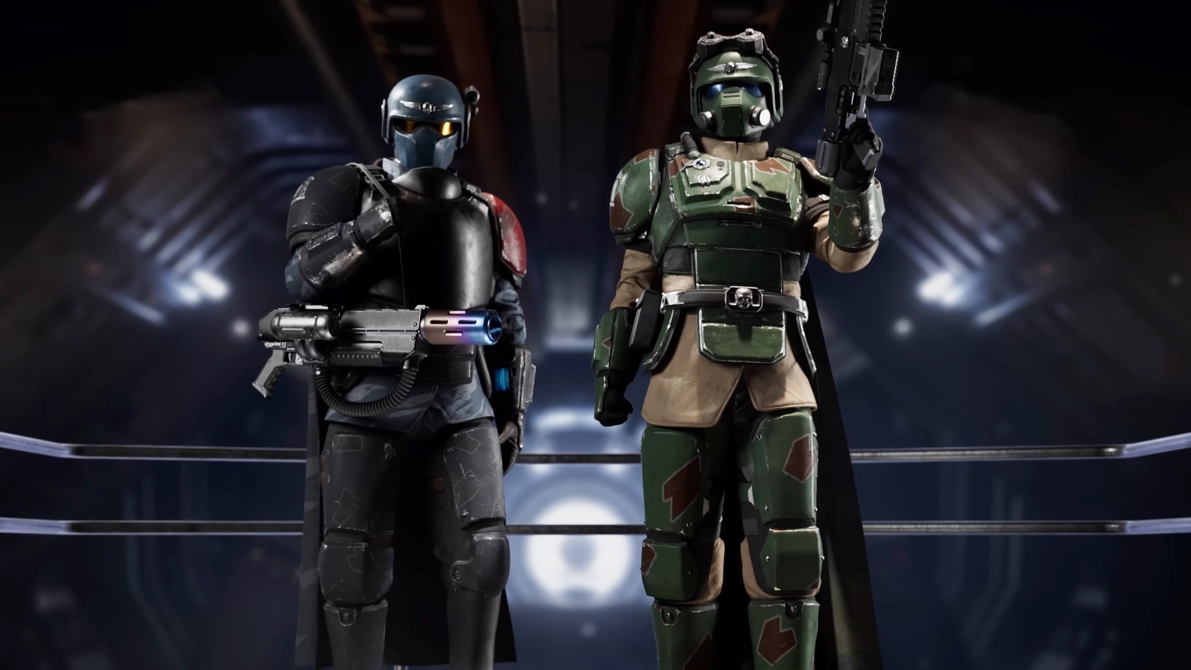 Helldivers 2 x Warhammer 40k armor sets