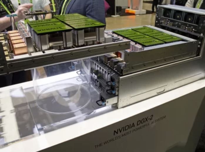 Nvidia's DGX-2, the 'World's Largest GPU,' Just Got Faster