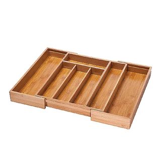 Honey-Can-Do Bamboo Expandable Cutlery Tray